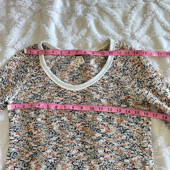 Free People Women's Y2K confetti speckled marled knit sweater Size XS - Picture 6 of 8